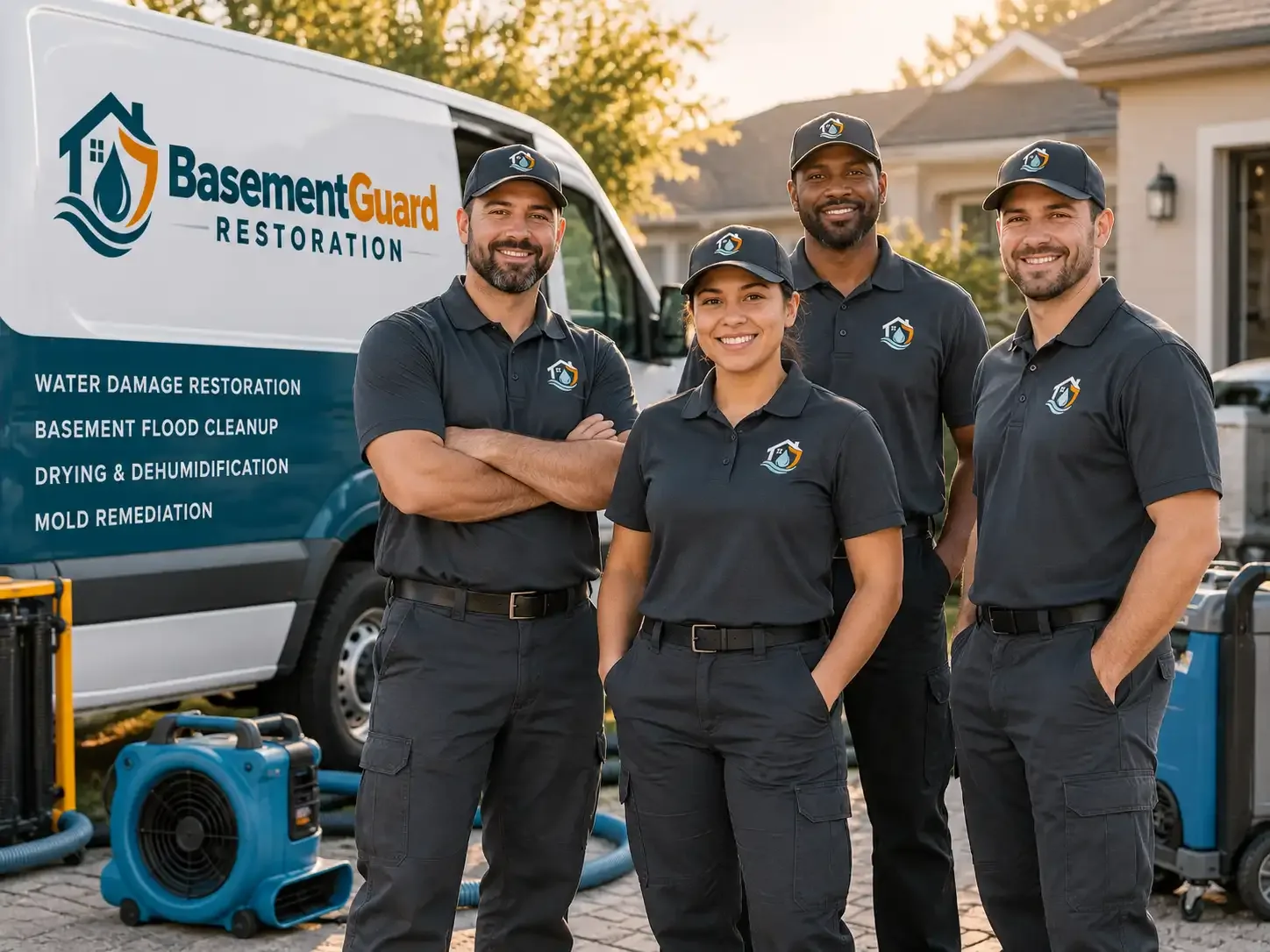 Basement Water Damage Restoration company in Mosherville, MI